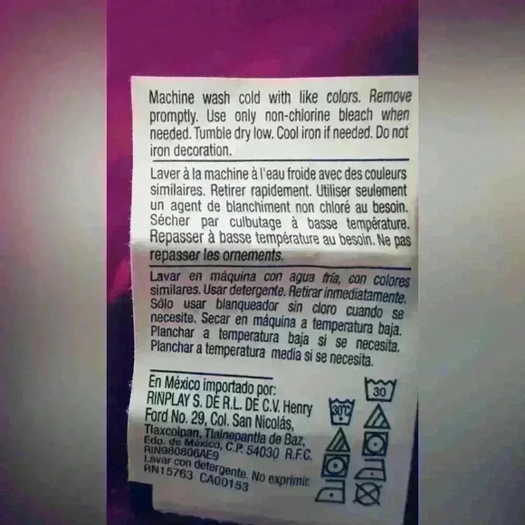 Champion Women’s Size Medium Script Logo Tee, in color Dark Berry Purple - Picture 9 of 11